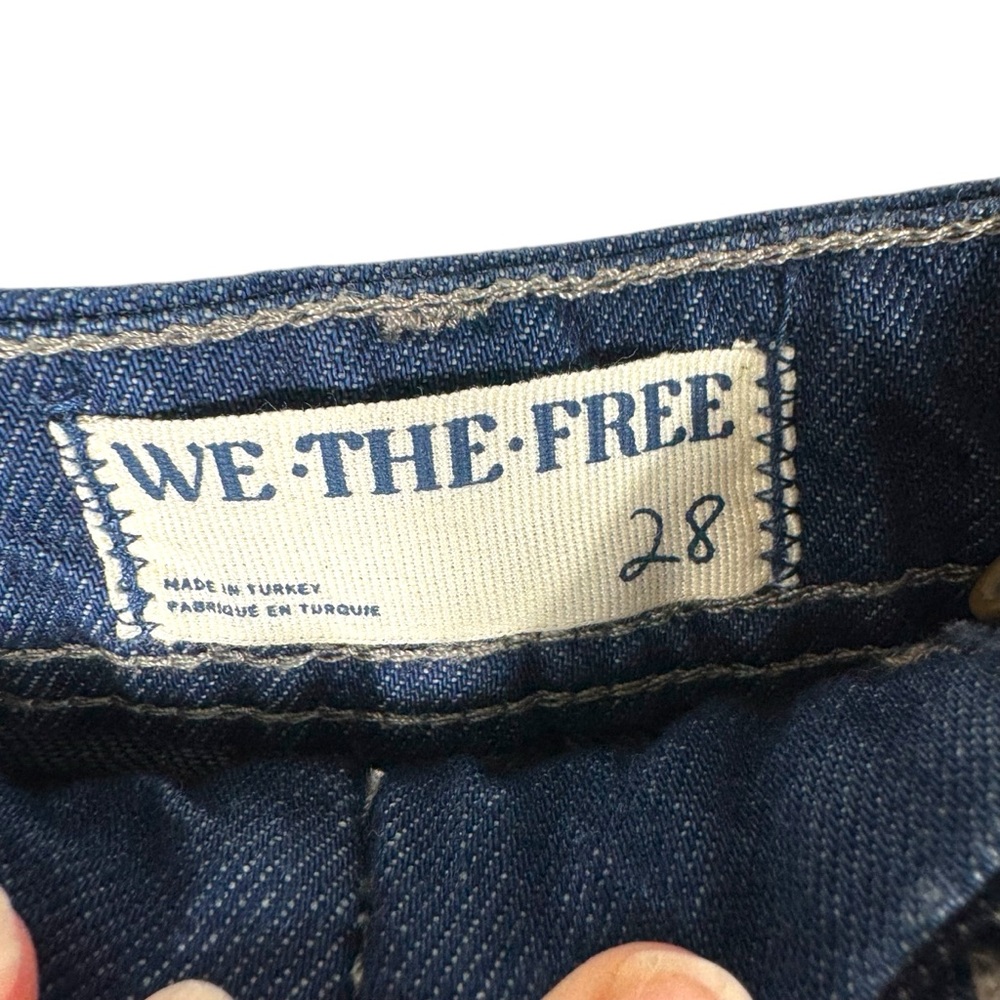 Free People We The Free Equinox Denim Trousers, Ritual Wash, Size 28 NWOT - Picture 6 of 12
